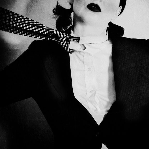 Black and White Photography, Tied, 8x8 Photo, Silent Film, Female Portrait