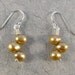 Champagne Pearl Earrings