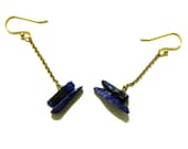 Lapis lazuli stack earrings