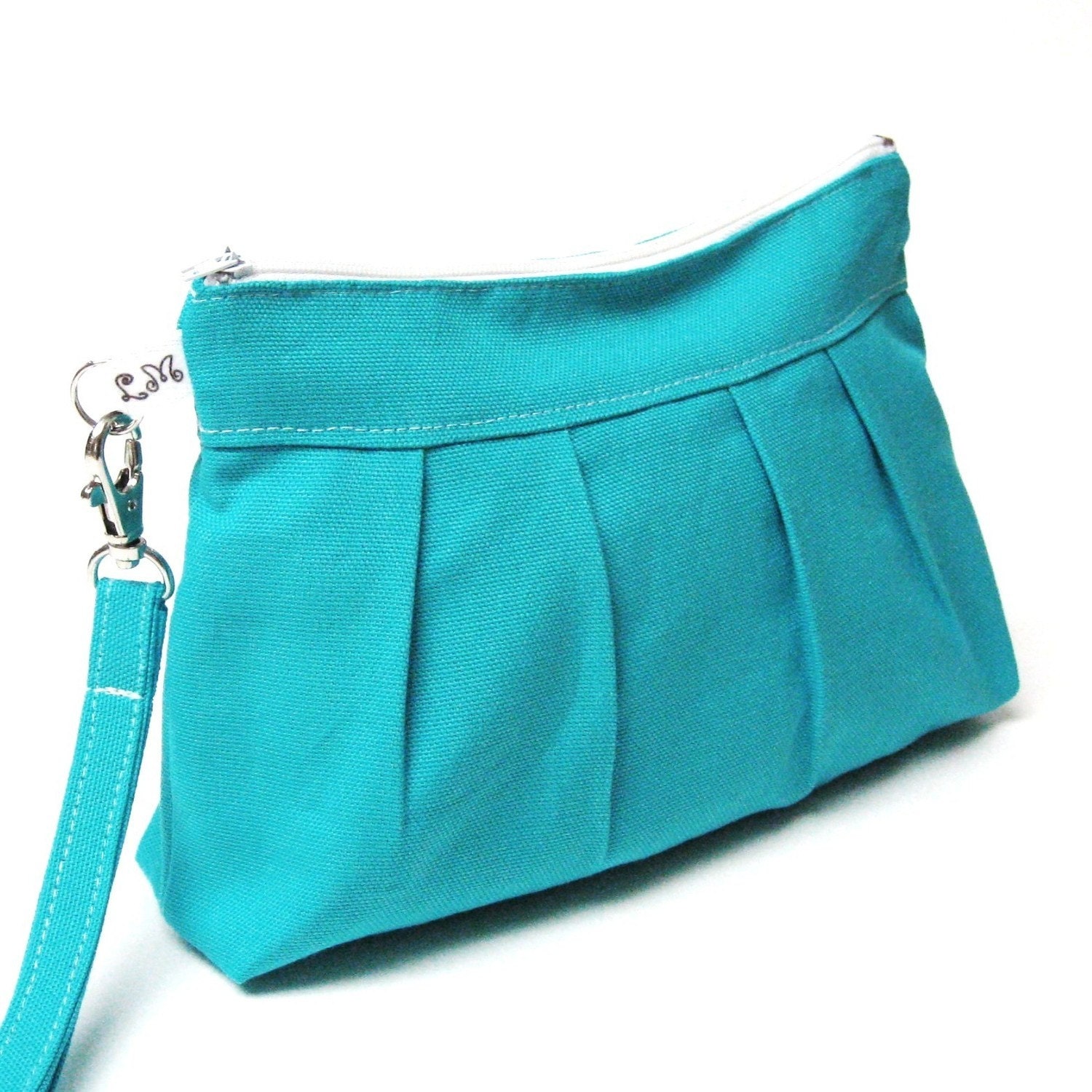 Zipper Clutch Purse Wristlet  - you choose the color