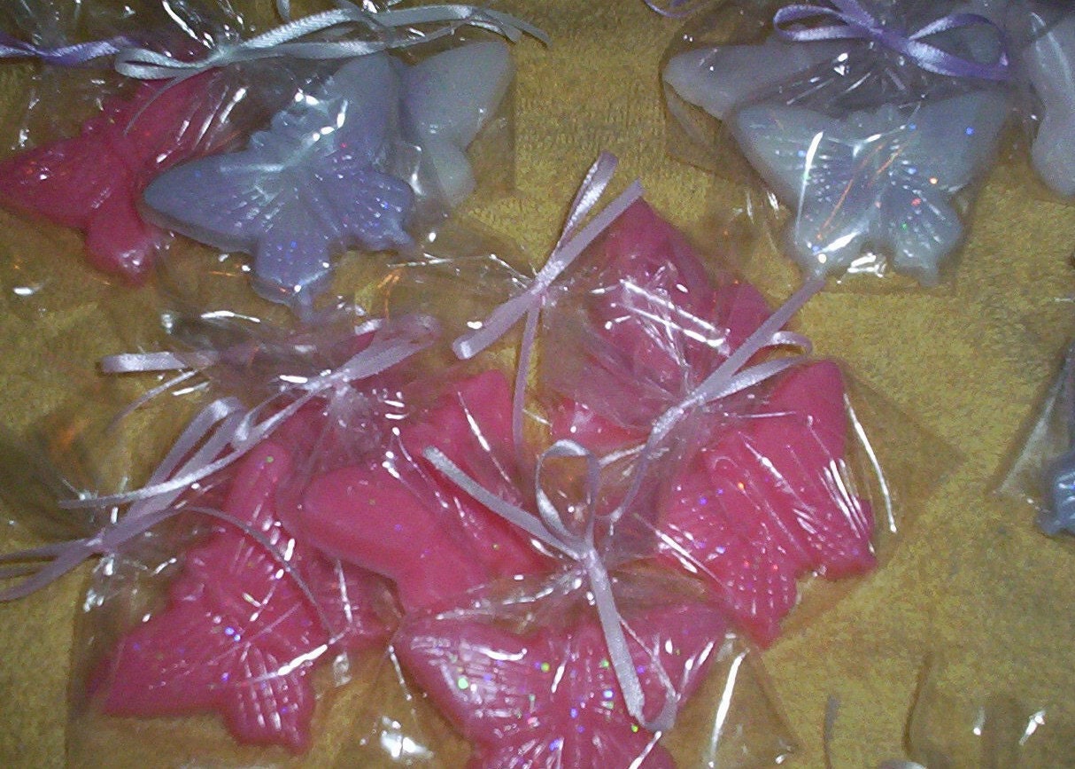 Butterfly soaps  12 pack