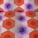 Decorator Fabric hexagon / Japanese Fabric/ Kokka / Scandinavian/ pillow cut