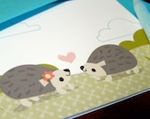 Hedgehog Love Note Cards - 6pc