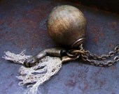RESERVED FOR dunebugrecon ....Milagro for a Sinner ....vintage charm necklace....