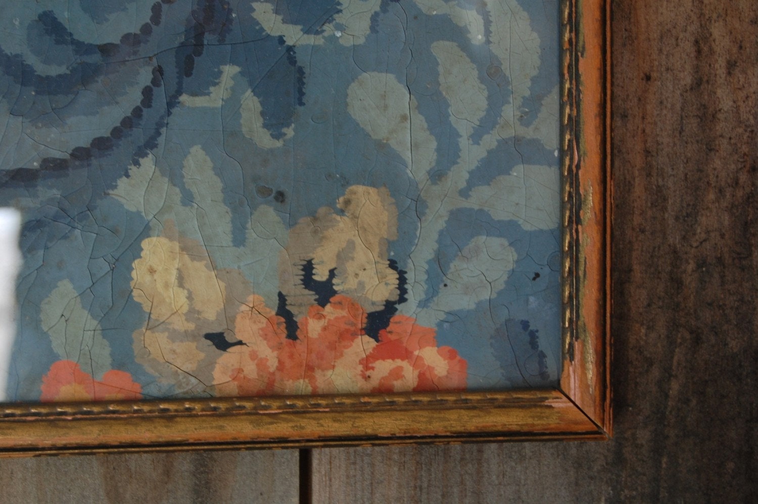 vintage linoleum art