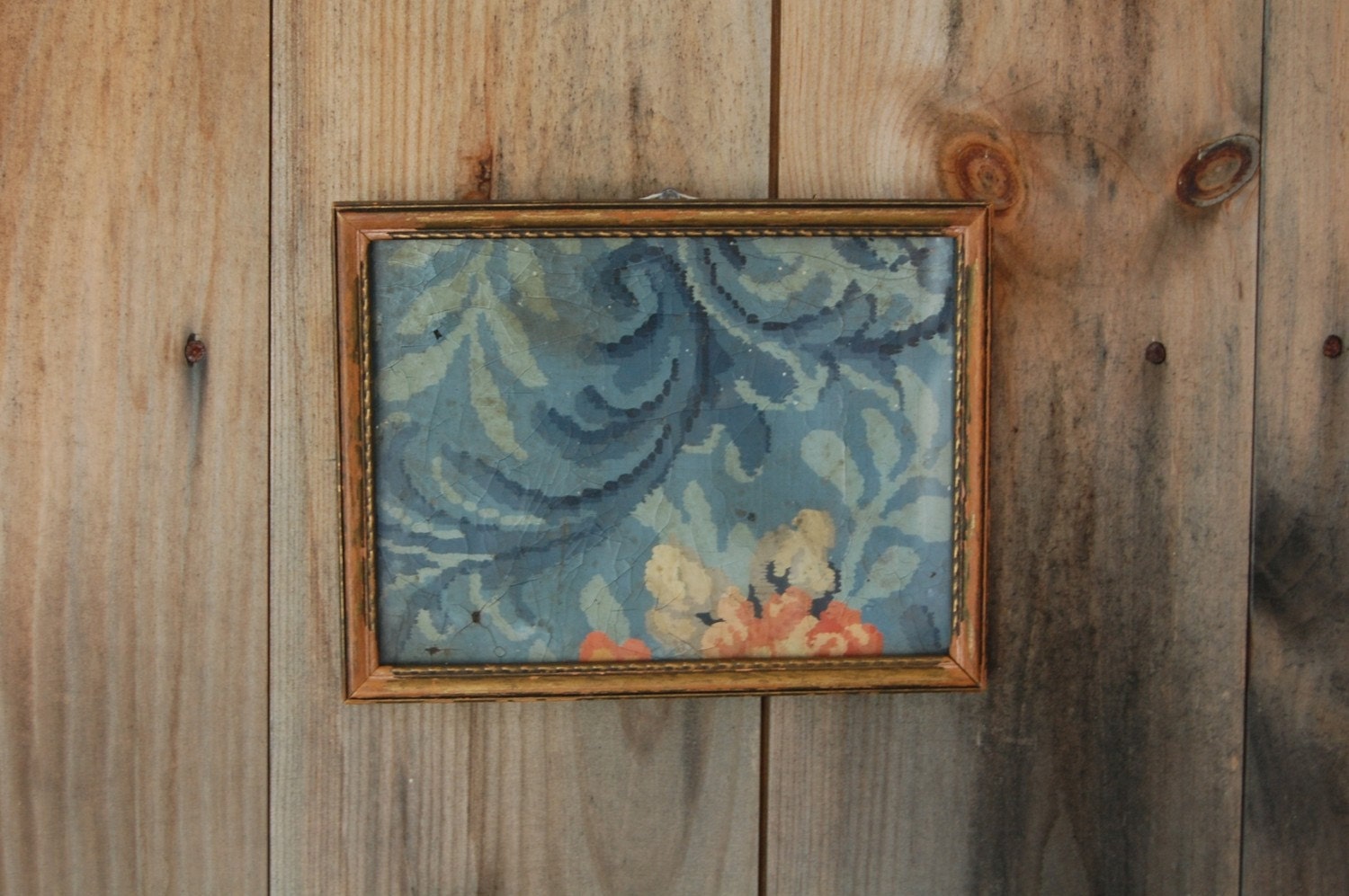 vintage linoleum art