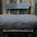 fisherman's vespertine hand dyed black sueded hemp large bolster