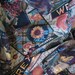 1 Yd Vintage Drapery Cotton Heavy Cotton Farmhouse Advertising Fruit Seed Packets Fabric By the Yard