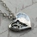 Tick Tock Clockwork Heart Necklace - Steampunk Watch Gears - Fine Silver Pendant - Sterling SIlver Jewelry