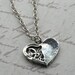 Tick Tock Clockwork Heart Necklace - Steampunk Necklace Watch Gears - Sterling Silver Pendant Handmade Jewelry .925 Silver