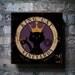 King Cat Vineyards illustration graphic art on canvas 12 x 12 by stephen fowler