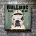 Bulldog baseball club chicago white sox original graphic art on canvas 12 x 12 x 1.5 by stephen fowler