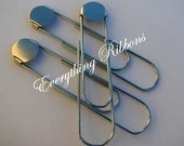 100 Bookmarkers Paperclips with Glue Pad - for Covered Buttons