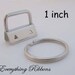 Key Fob Hardware 1 Inch - 100 Sets - Plus Instructions - 10 PERCENT REFUND