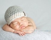 Newborn Baby Hat with buttons - Photography Prop