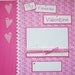 MY FAVORITE VALENTINE 12x12 Premade Scrapbook Pages valentines day
