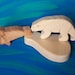 Waldorf Inspired Wooden Nature Toys - Polar Bear and Mr. Walrus have a nice big Iceberg to float on