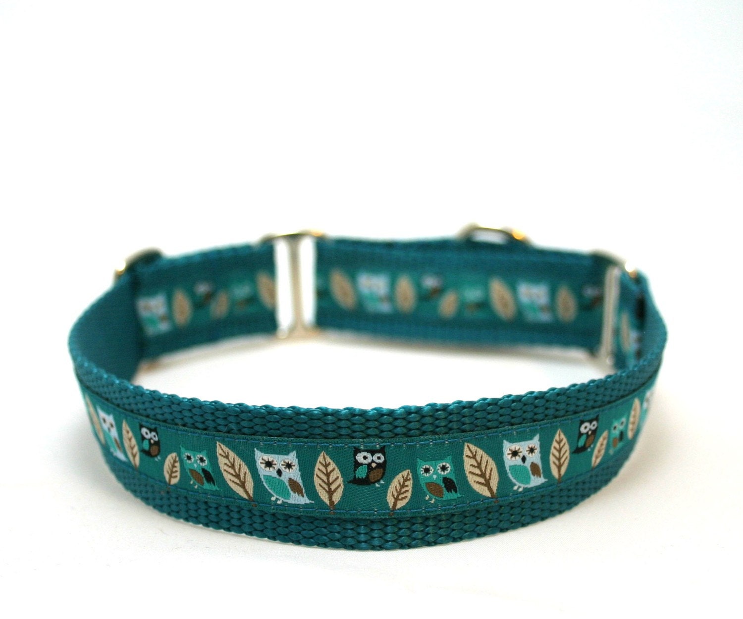 1" dog collar Owl Always Love You buckle or martingale collar