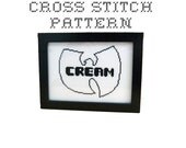 DIY CREAM  - Wu-Tang Clan  - .pdf Original Cross Stitch Pattern - Instant Download
