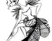 AVA Art Print