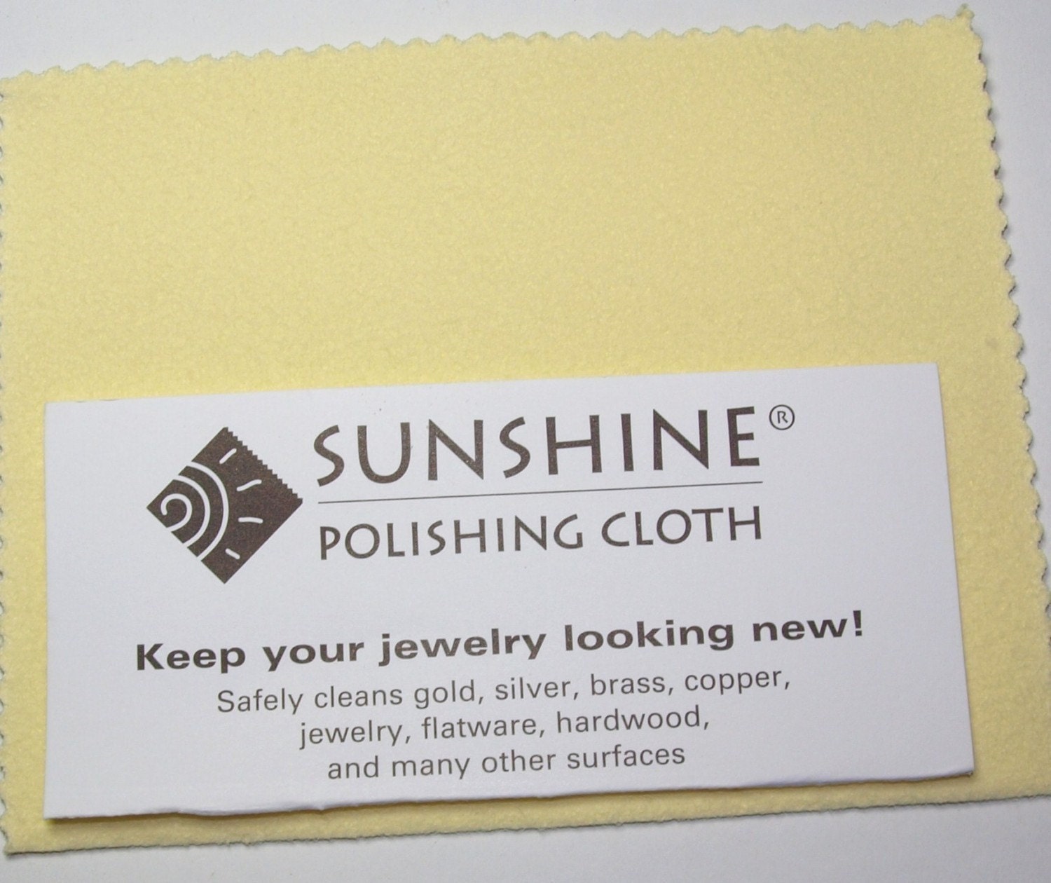 Resrved for Natascha Ratzlaff 20 Medium Sunshine Polishing Cloth 3.87 x 5 inches