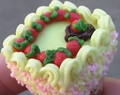 SUMMER SALE Strawberry Party Cake Ring