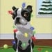 Boston Terrier Christmas Dog Art Magnet