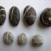 5 Handfelted all-wool pebbles