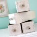 STOREWIDE SALE.  Junk Drawer... Antique Chippy White Sewing Machine Drawers with Glass Knobs