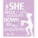 She Sells Seashells Art Print 8x10