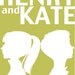 Personalized Couple Silhouette Print with date on reserve