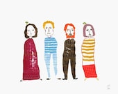 The Community  gocco screenprint