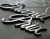 sweet 70's GRAND PRIX necklace - vintage auto