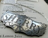 vintage SOVIET COCKTAIL necklace - SHERRY