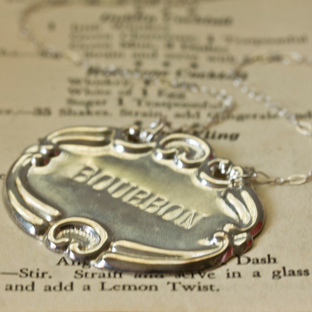 antique OPPENHEIM COCKTAIL necklace - BOURBON