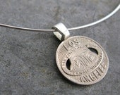 vintage LOS ANGELES transit necklace