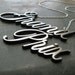 sweet 70's GRAND PRIX necklace - vintage auto