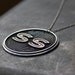 1968 CAMARO center cap NECKLACE - OOAK