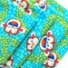 FREE OFFER Child Reusable Cloth Napkins / Wipes - Set of 4- Laughing Monkey