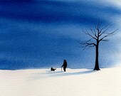 walk at dusk PRINT