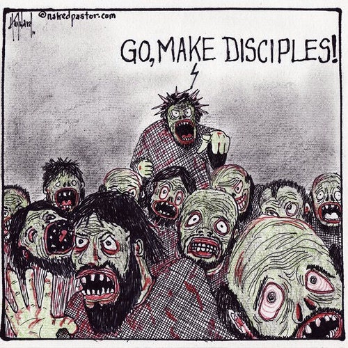 ZOMBIE DISCIPLES print