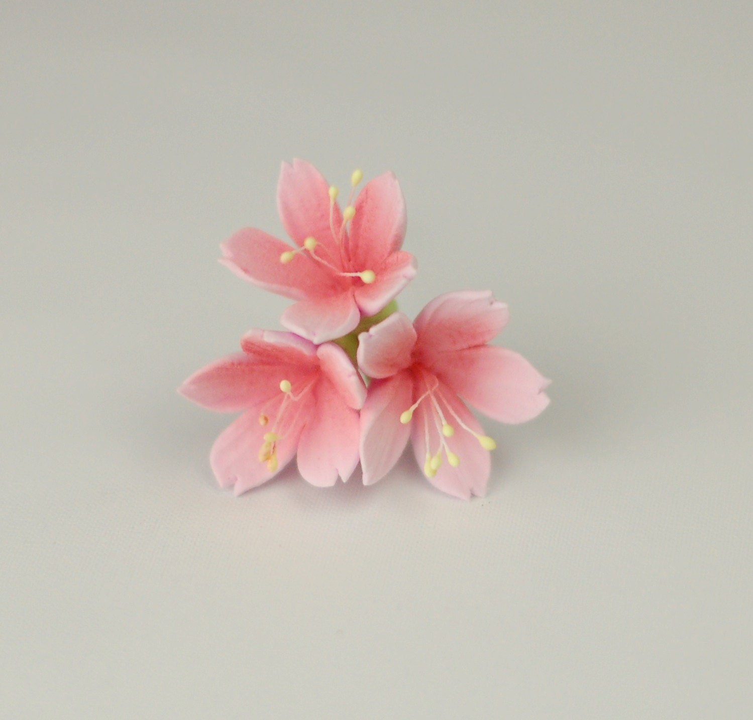 Trio of Cherry Blossom Sakura Hair Pin