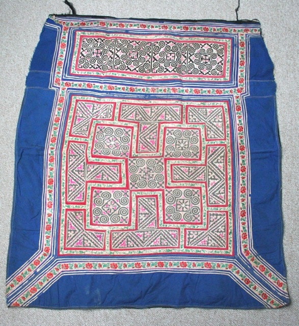Textiles -  Hmong Baby Carrier/ Hmong / Miao fabric / Hmong embroidery panels - 601