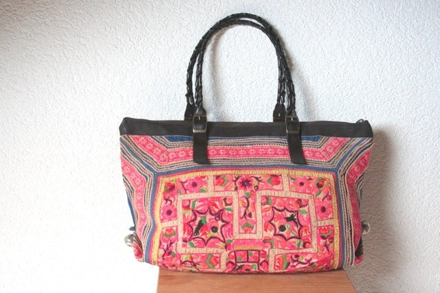 Tote - Hip / Tribal / Hmong / Miao / Ethnic / Bohemian tote - 620