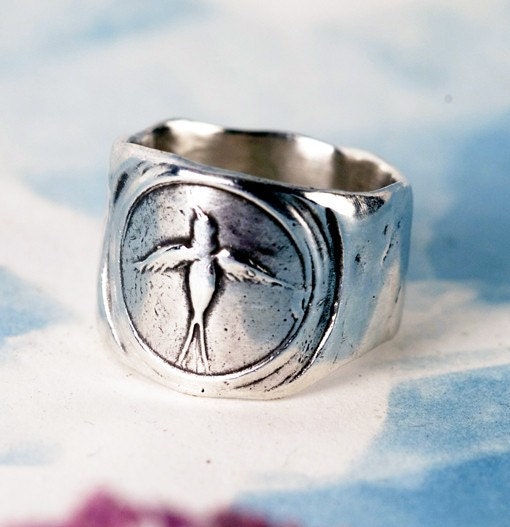 Bird Stamp Ring