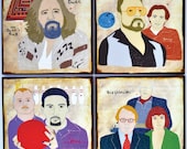 Big Lebowski- set of 4 coasters