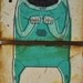 Pugg Life-mixed media print on wood panel