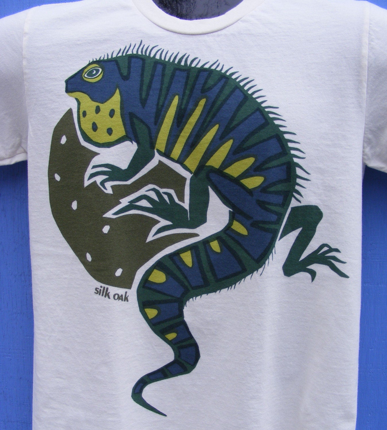 Iguana on the Moon Organic Short Sleeve Tee