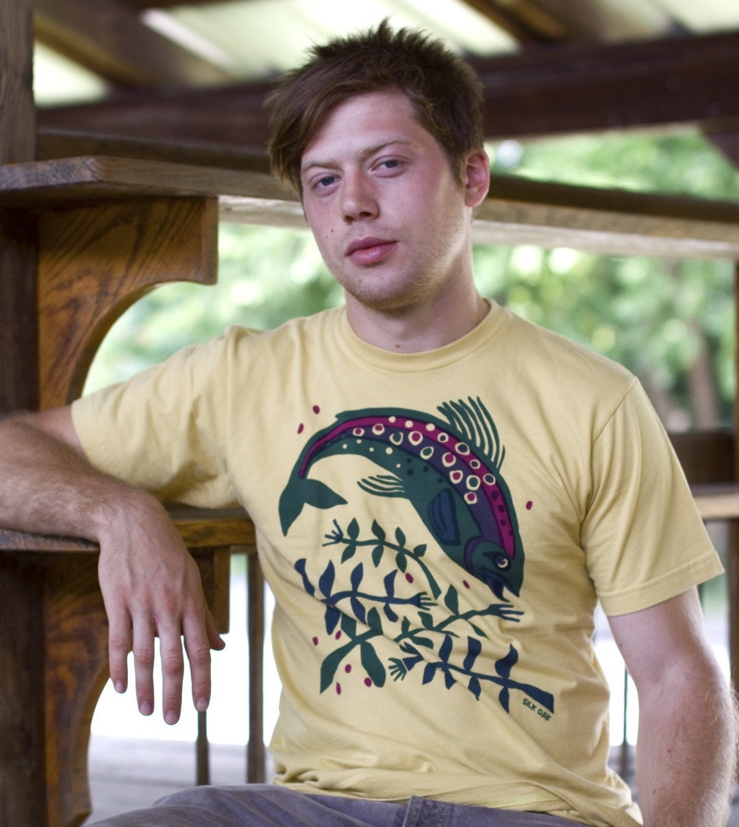 Flying Fish Organic Trout Short Sleeve Tee