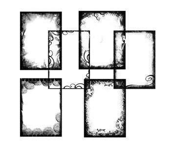 Grunge Frames / Borders Brush Set for Photoshop
